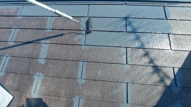 入間市新光にて築10年のお宅の屋根塗装・外壁クリヤー塗装工事！